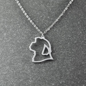 Shih Tzu   necklace, Shih Tzu  pendant, animal